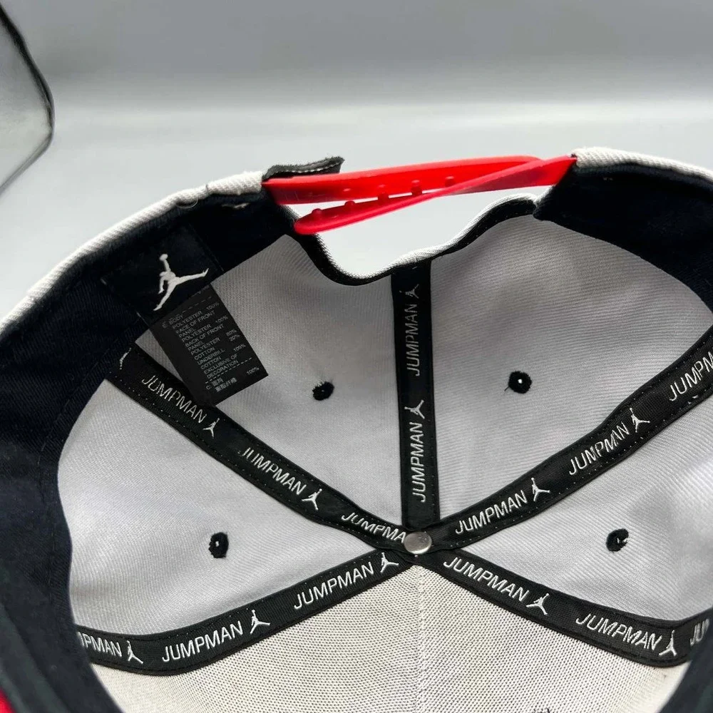 Air‎ Jordan Hat Men Red Gray Embroidered Jumpman Snap Back Cap